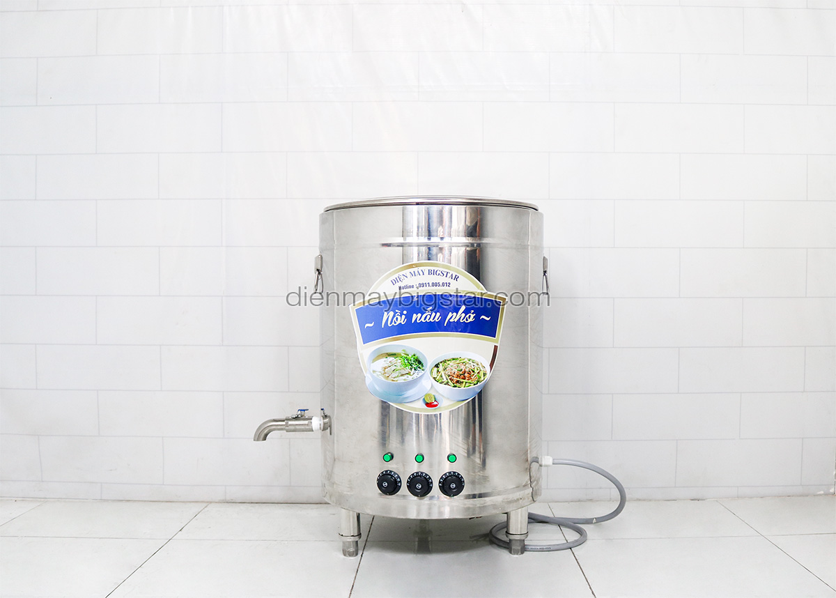 noi nau pho dung dien NK 100L inox 304 1.1