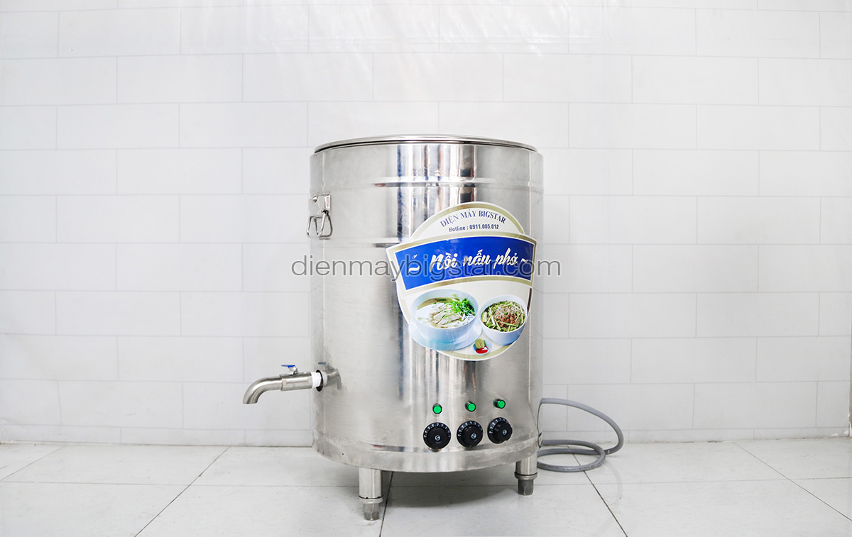 noi nau pho dung dien NK 100L inox 304 1.2