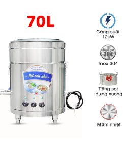 Nồi nấu nước phở dùng điện 70 lít