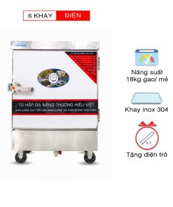 Tủ nấu cơm công nghiệp bằng gas