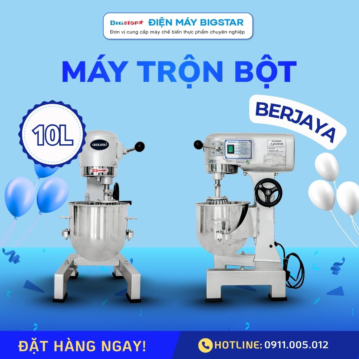 Máy trộn bột Berjaya 10 lít 17 may tron bot 10l berjaya banner