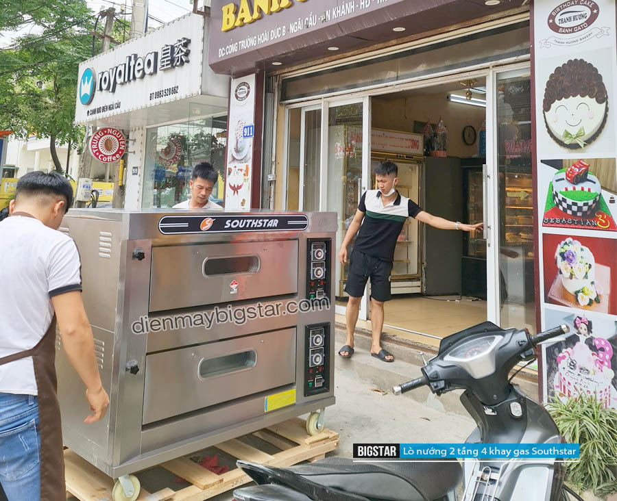 lo nuong banh 2 tang 4 khay gas southstar 5 1