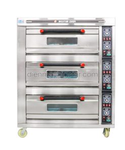 Lò nướng bánh pizza điện 3 tầng 6 khay BigStar