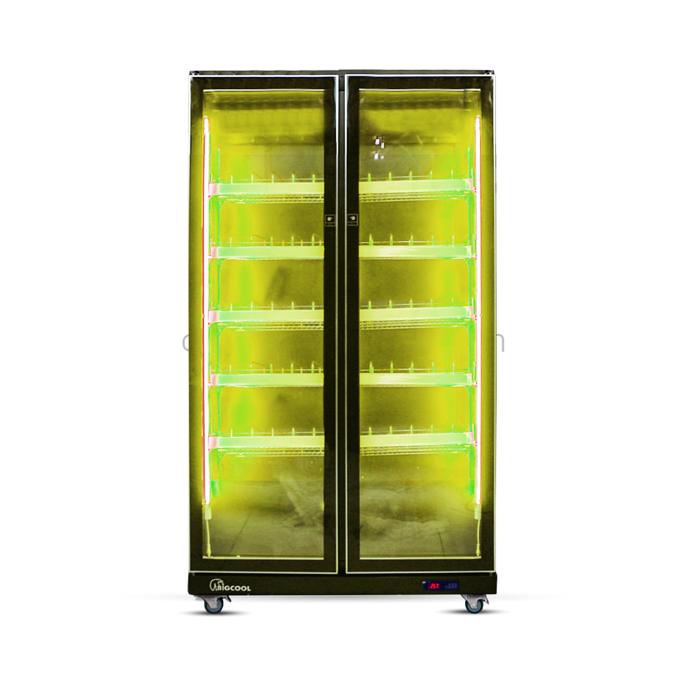 Tủ mát 2 cánh kính quạt lạnh Luxury LRY-1200 9 tu mat 2 canh quat lanh say kinh luxury lry 1200 tr re 1 vang