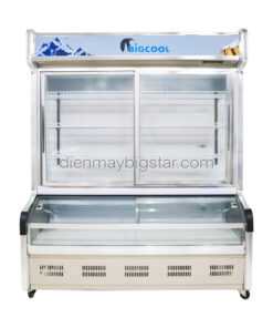 Tủ siêu thị 2 chế độ trên mát dưới đông 1.6m LS-1600A