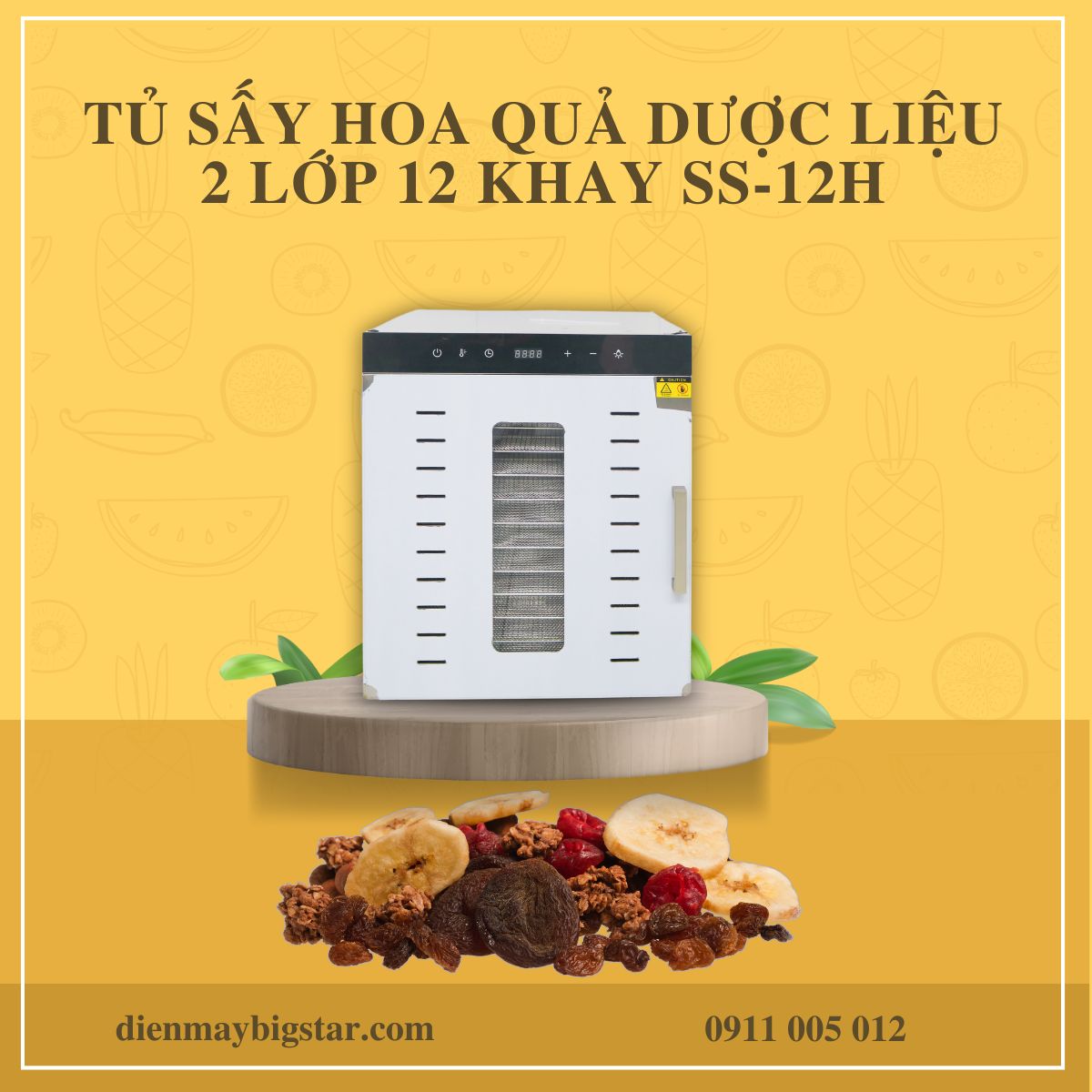tu say hoa qua duoc lieu 2 lop 12 khay ss 12h