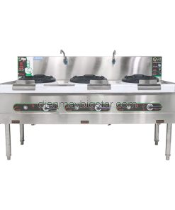 Bếp Á 3 họng có quạt thổi không bầu nước 1m8
