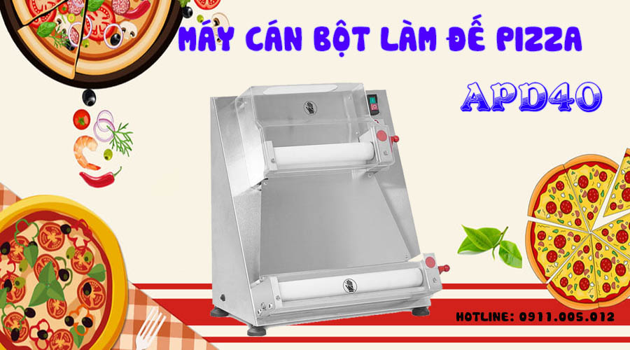 Máy cán bột làm đế pizza APD40