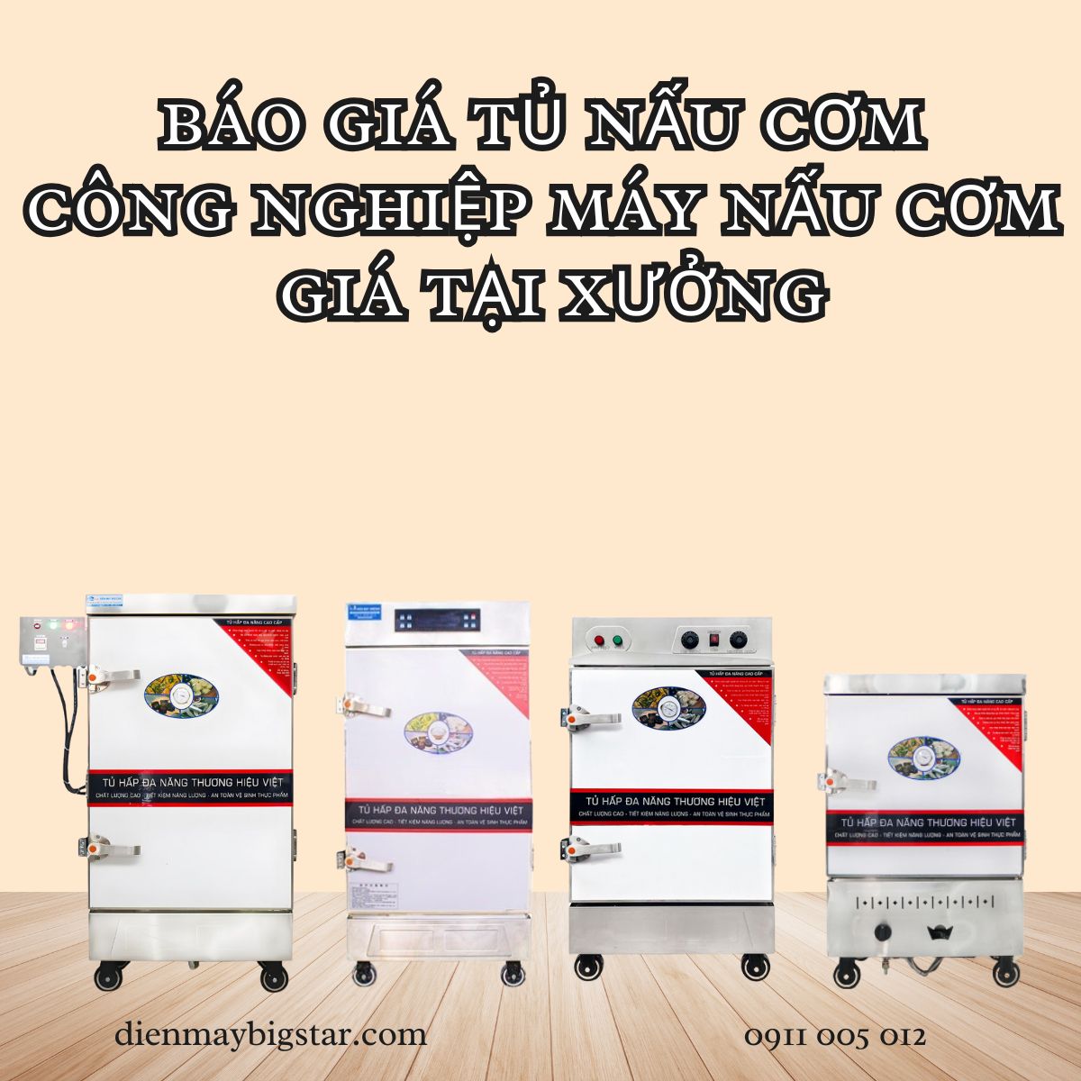 Tủ nấu cơm công nghiệp