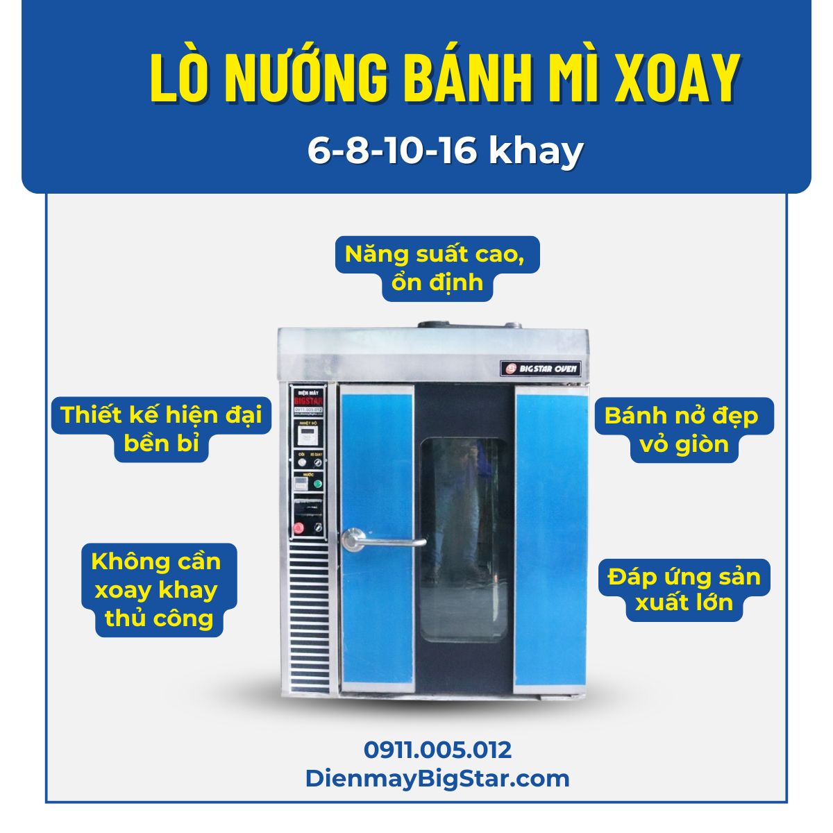 lò nướng bánh mì xoay