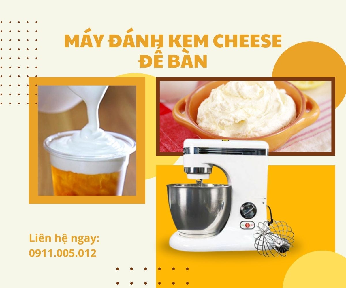may danh kem cheese de ban