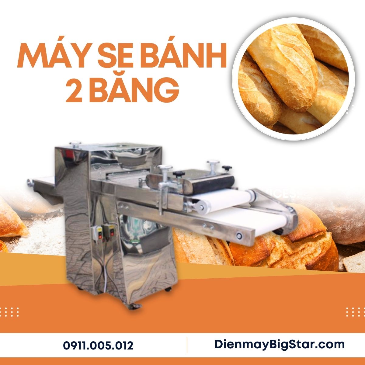máy se bánh 2 băng