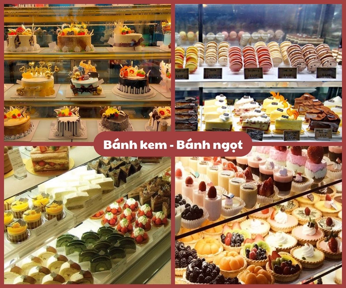 tủ bánh kem