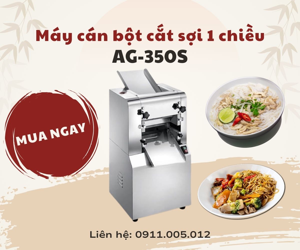 Máy cán bột cắt sợi 1 chiều AG-350S