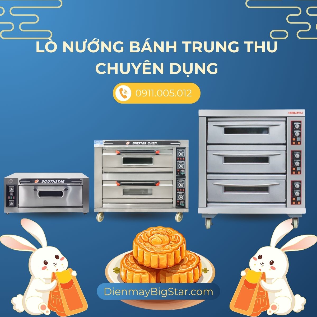lò nướng bánh trung thu bigstar