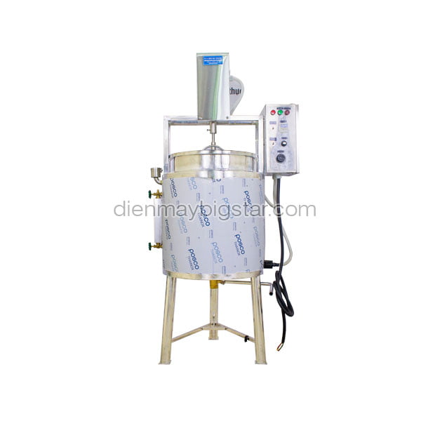 Nồi nấu sốt có cánh khuấy 15 Noi nau co canh khuay 3 lop 120l