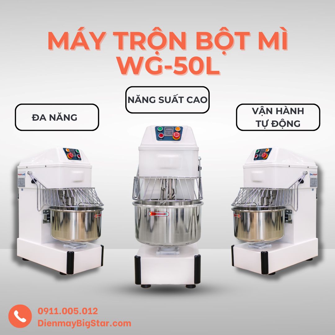 máy trộn bột mì WG-50L
