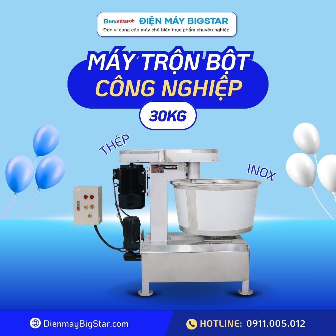 Máy trộn bột nào phù hợp mùa Trung Thu 2026 cho doanh nghiệp 16 may tron bot cong nghiep 30kg banner